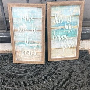 Beach Themed Wall Art Set